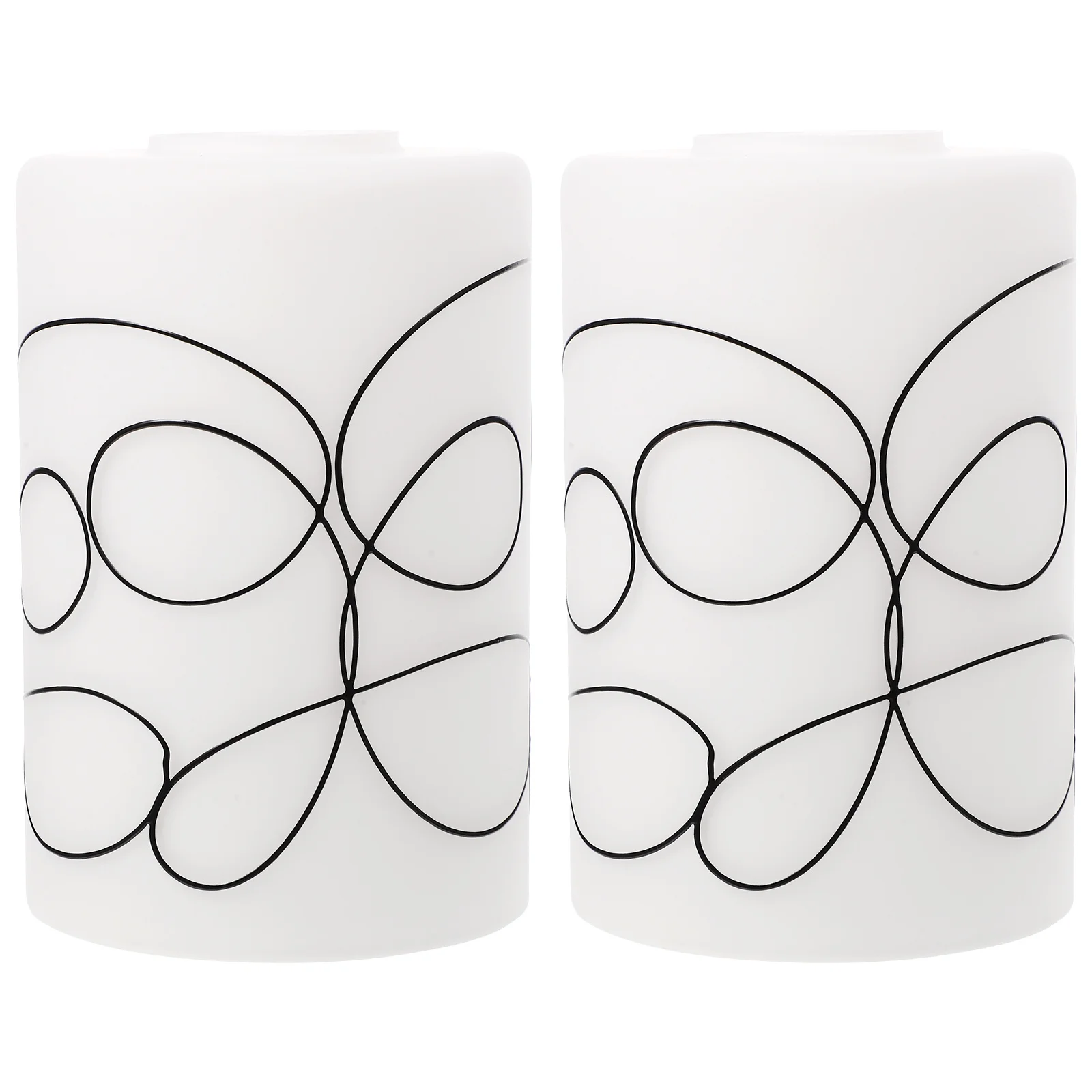 

2Pcs Cylinder Glass Lamp Shades Replacement Cover for Wall Sconce Pendant Lights Decorative Small Lampshade for Soft Lighting