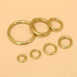 1pcs Brass Spring Gate O Ring Openable Keyring Leather Craft Bag Belt Strap Buckle Trigger Snap Clasp Clip Connector Accessory