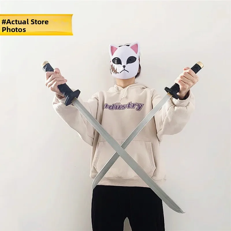 PU Material Cosplay Prop Ninja Turtle Weapon Deadpool Sword Children's Toy Equipment Performance Samurai Accessory