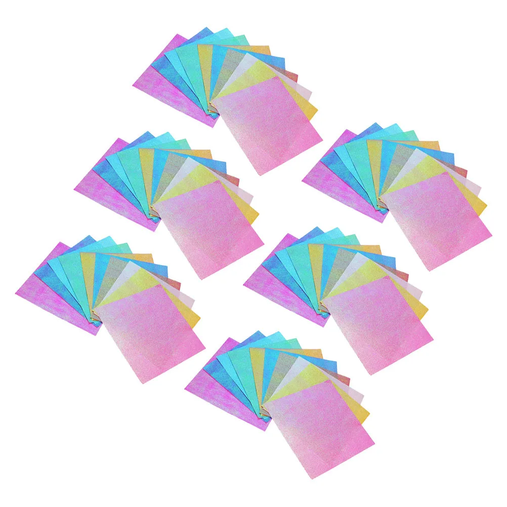 200 fogli di carta origami perlescente fogli quadrati lucidi colori misti per progetti pieghevoli di carta artigianale fai da te glitter art