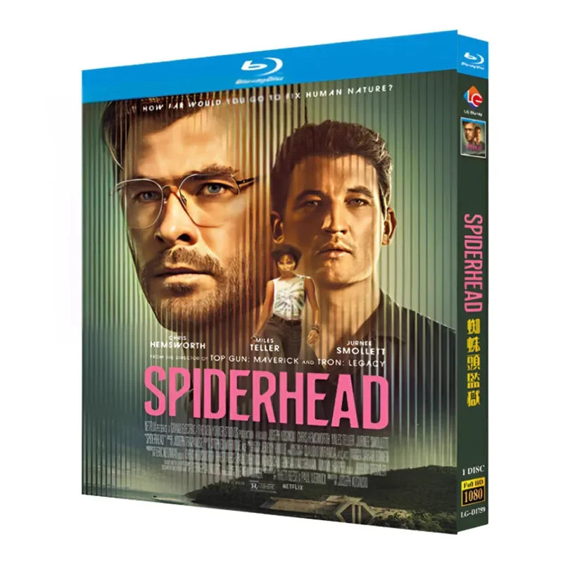 

Spiderhead 2022 Blu-ray Disc BD