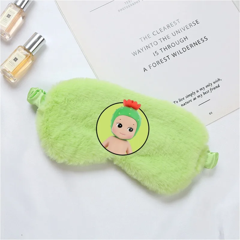 Sonny Angel Relax Mask Eyeshade Cover Mask Eyepatch Travel Home Girls Sleeping Eye Shield Blindfold Eye Kid Adult Birthday Gift