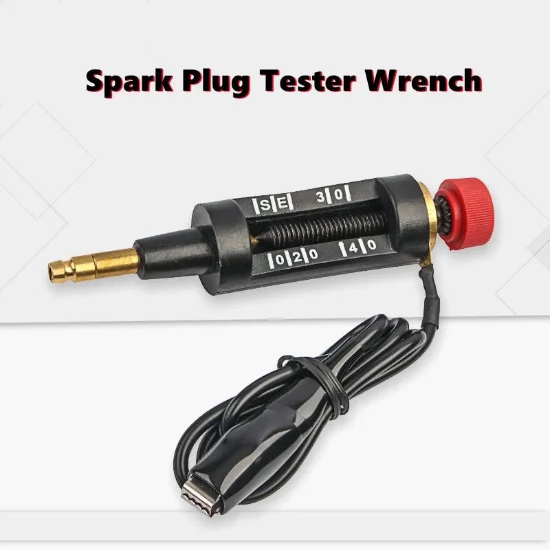 2024 Spark Plug Tester Wrench Ignition System Coil Engine Tester Adjustable Ignition Coil Tester Car Repair Tool Car Accessories