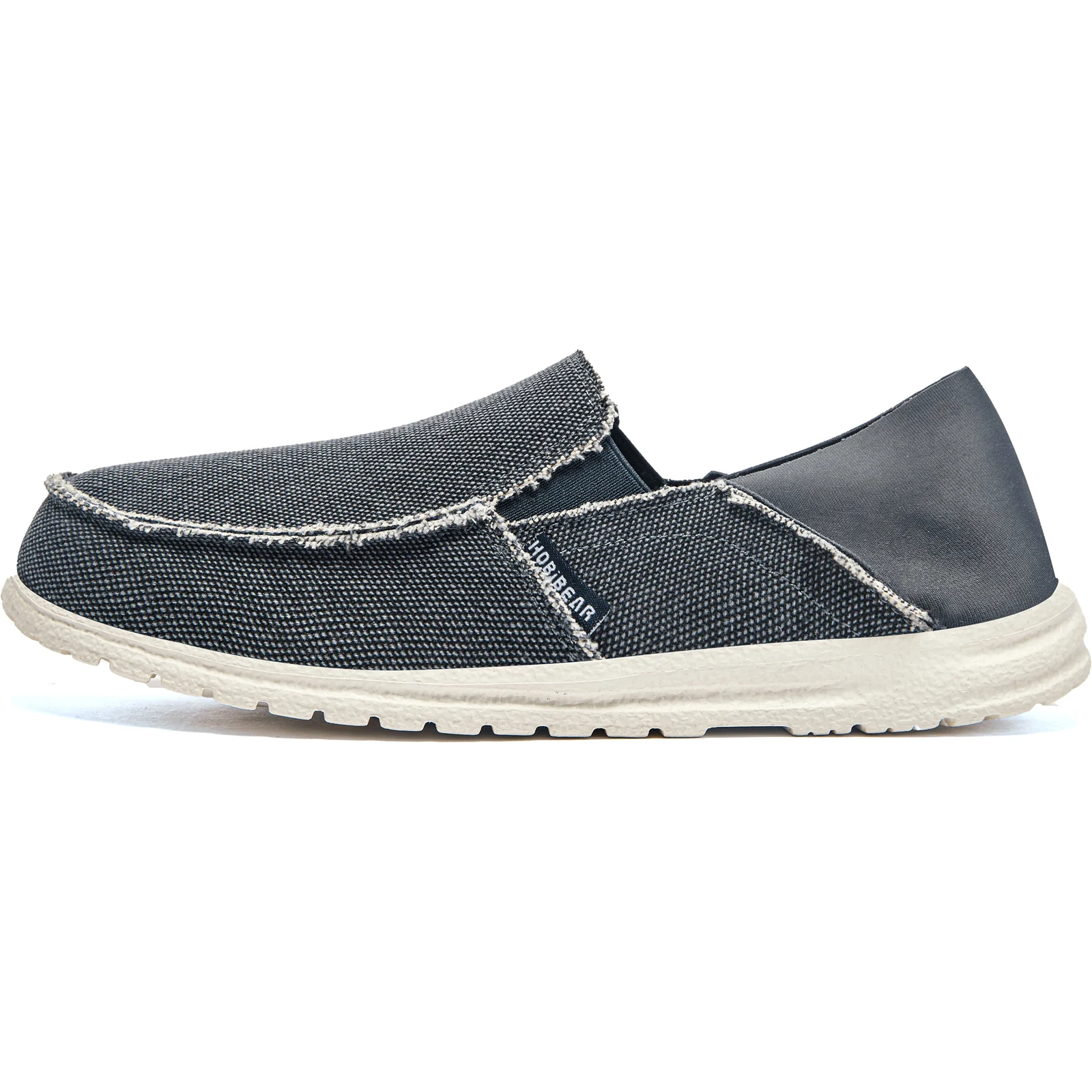 HOBIBEAR Slip On Loafer dla mężczyzn Zero Drop Canvas Loafer Lekkie płaskie buty żeglarskie