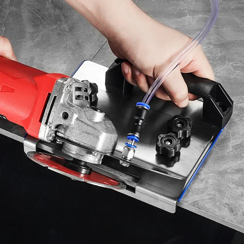 

Stainless Steel 45-Degree Chamfer Tool For Angle Grinders - Durable Ceramic Tile Edge Smoother, Fits Most 100 Type Machines