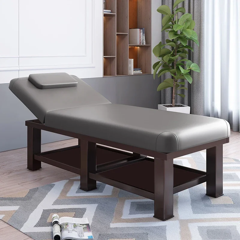 Beauty Lounge Cleaning Massage Bed Physiotherapy Knead Massage Table Metal Adjust Comfort Lettino Estetista Salon Furnitures