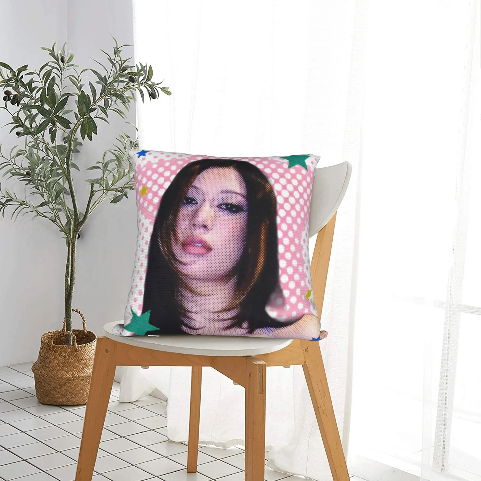 Megan Katseyes Kpop Girl Group Pillowcase Soft Cushion Cover Decorations  Throw Pillow Case Cover Home Square
