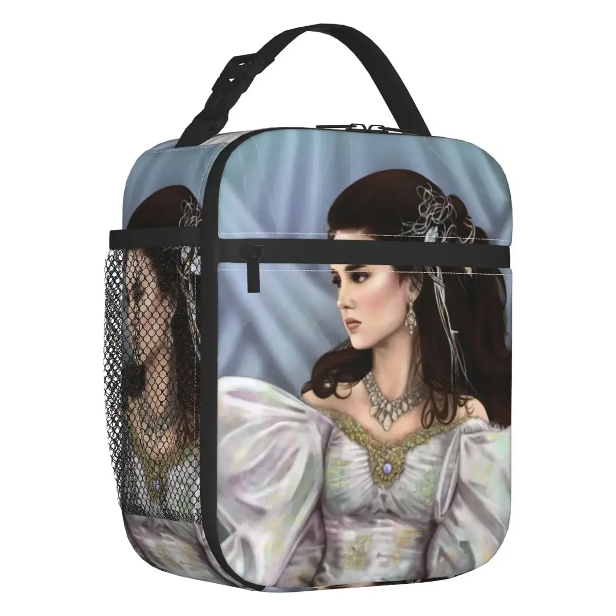 Labyrinth Sarah In Her Masquerade Costume Insulated Lunch Bag Fantasy Film Movie Thermal Cooler Bento Box Office Picnic Travel