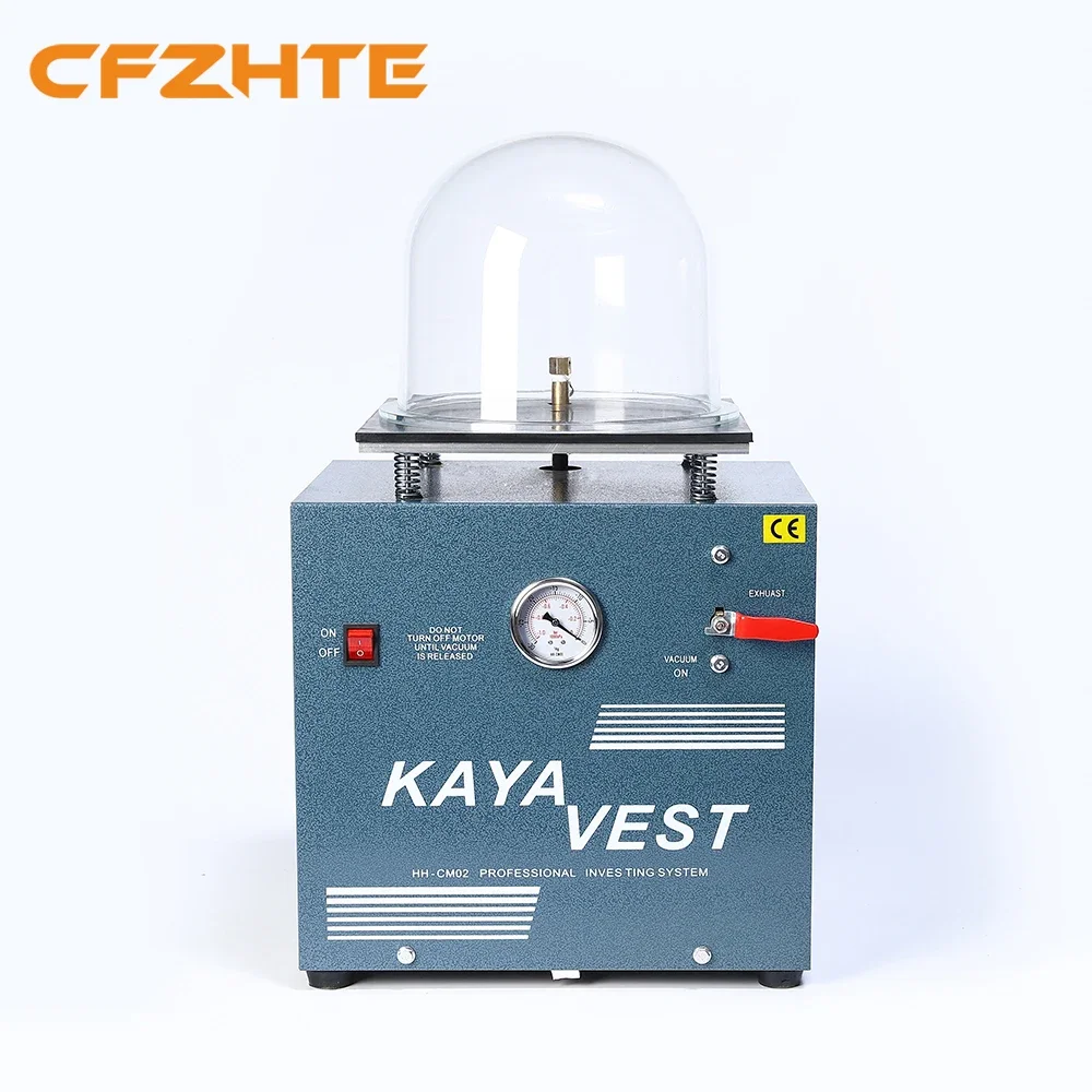 

Mini Vacuum Investing Casting Investment Machine Tabletop Vacuum Machine for Casting Jewelry Lost Wax Cast Combination