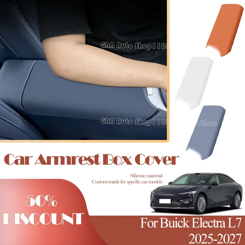 Car Armrest Box Cover For Buick Electra L7 2025 2026 2027 NDLB Arm Rest Center Console Silicone Protective Mats Auto Accessories