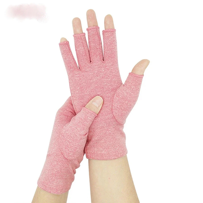 النساء الرجال نفق الرسغ الروماتيود التهاب الأوتار أصابع اليد الإبهام ضغط قفازات الأرجواني 1 زوج قفازات التهاب المفاصل