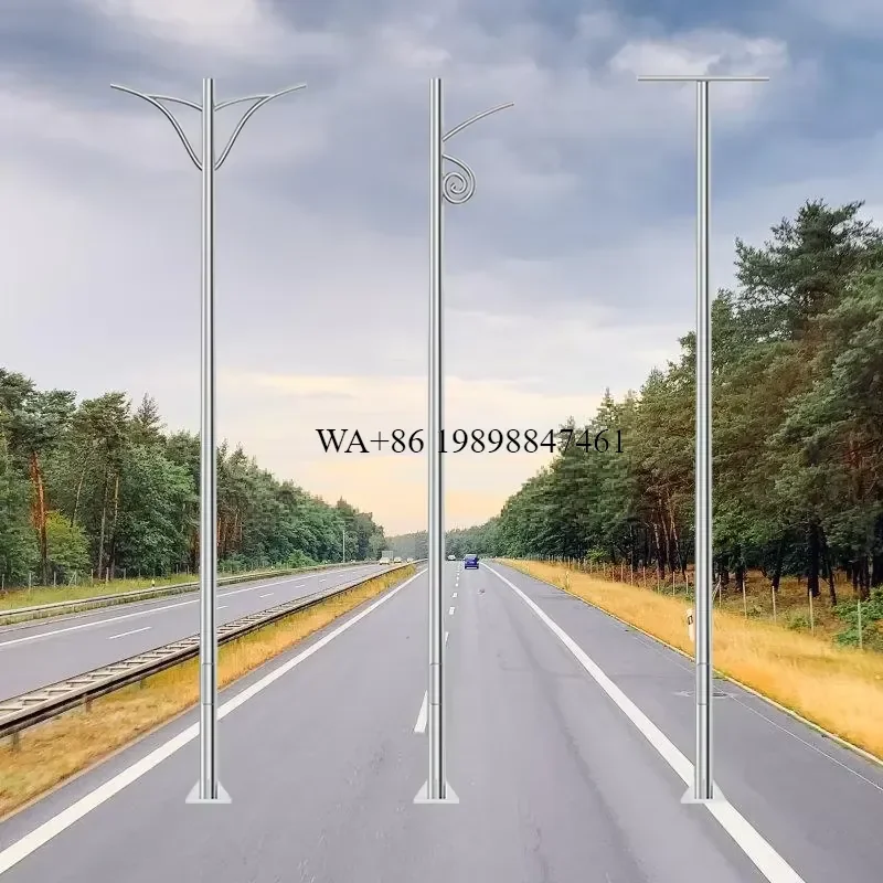 Wmwmnu High Quality Custom Outdoor Basketball Court Garden Street Light Lamp Pole 5m 6m 7m 10m for Sale