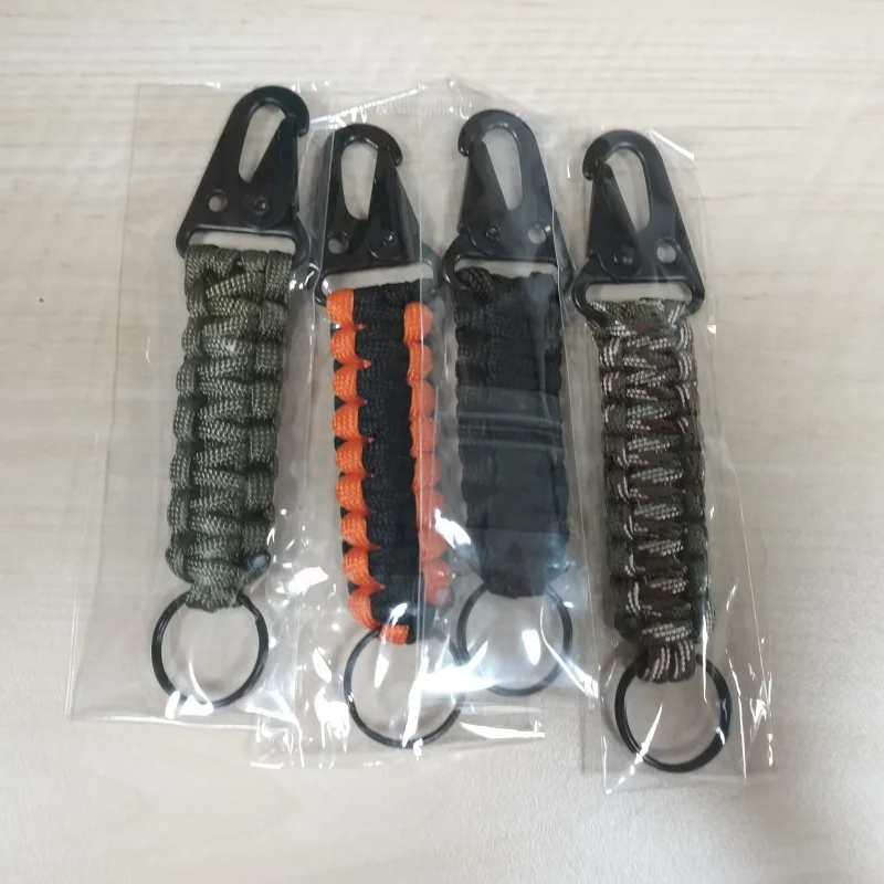 [AIXI] (Random Color) Outdoor Emergency Carabiner Eagle Mouth Hook Keychain Mountaineering Paracord Beetle Fitness Equipment