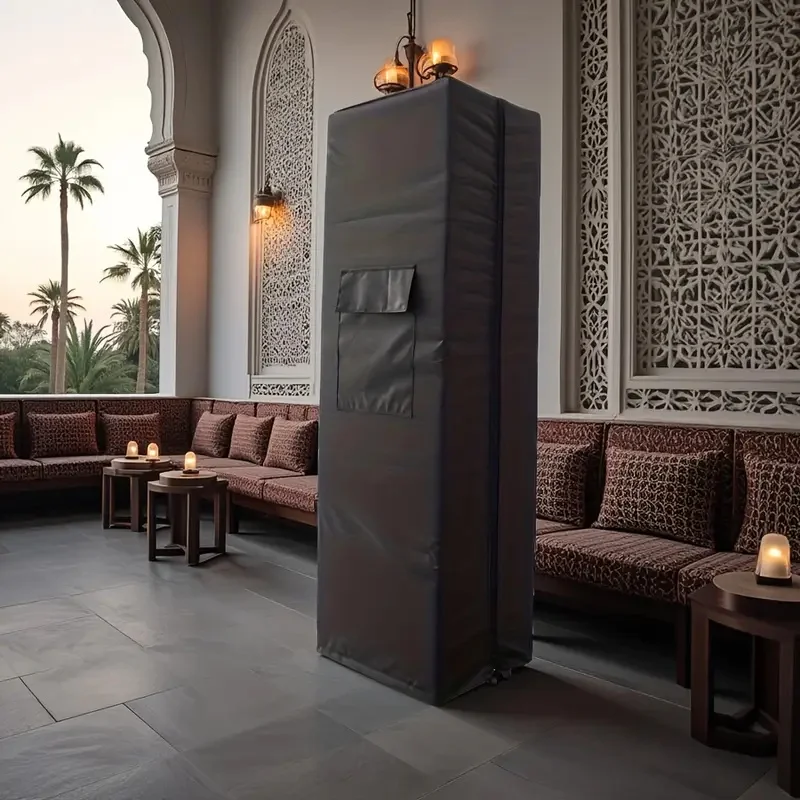 غطاء غبار سخان، غطاء غبار من قماش أكسفورد عالي التحمل، مقاوم للماء والأشعة فوق البنفسجية، مع سحاب جيب ورباط، غطاء فقط