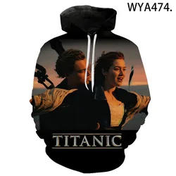 Hoodies Movies Titanic 3D Print Sweatshirts Men Women Neutral Fashion Casual Sweatshirts Boys Girls Oversized Hoodie Tracksuits