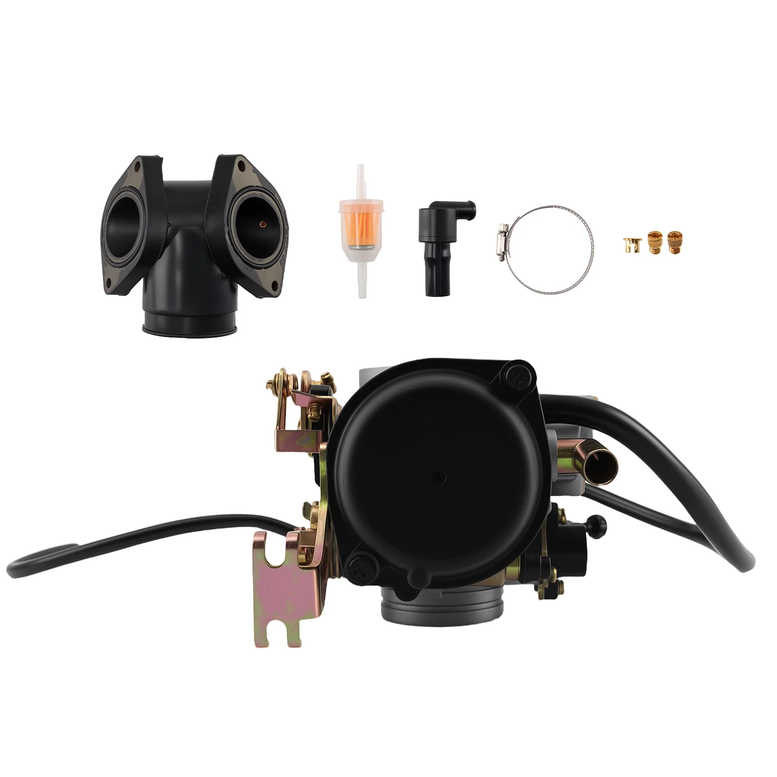 Carburetor Carb with Intake Manifold Kit for Yamaha Road Star XV1600 1999-2003 5VN-14101-00-00 Carburetor New