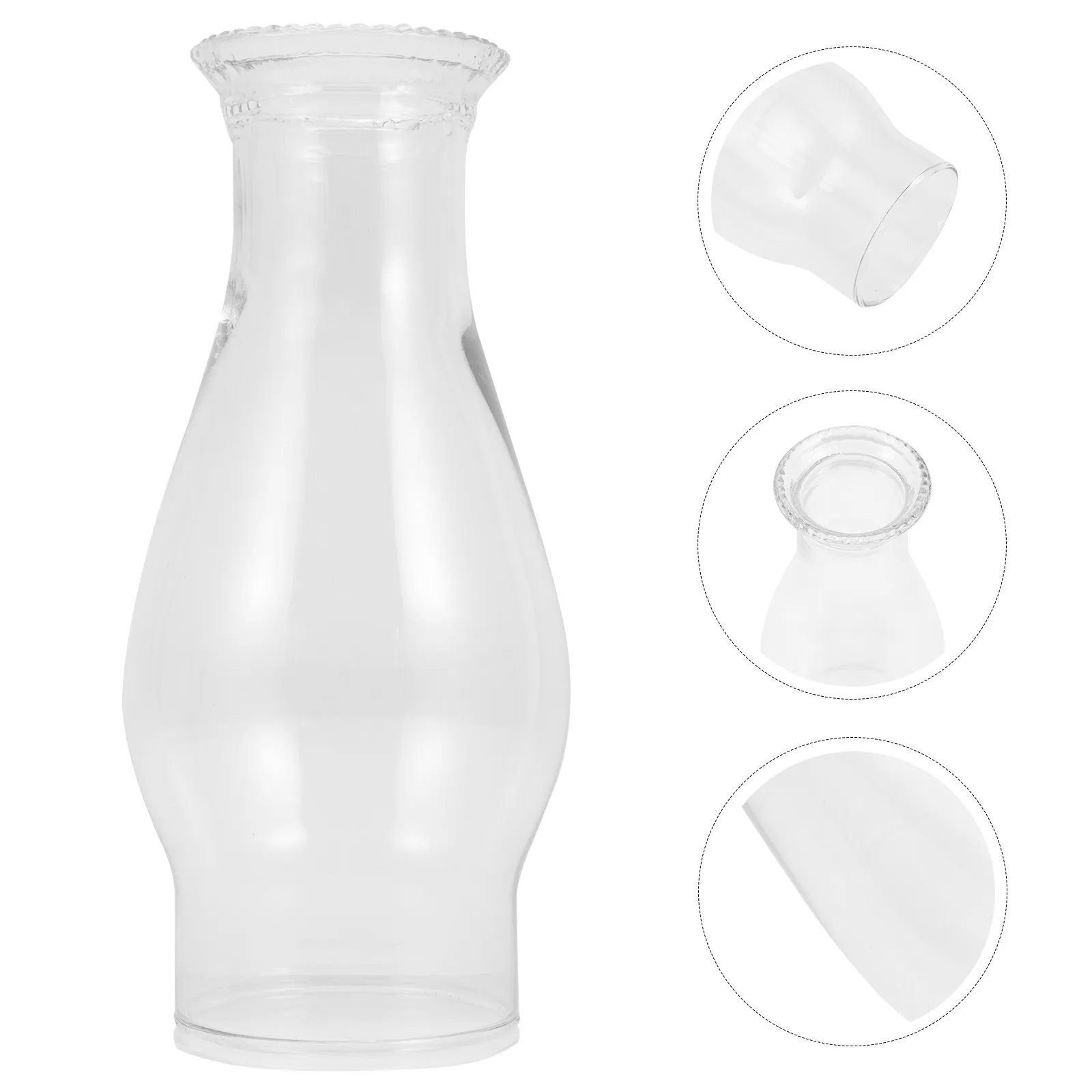 

Small Glass Lamp Shade Vintage Style Replacement Oil Lamp Cover Retro Light Shade Indoor Replacement Globes