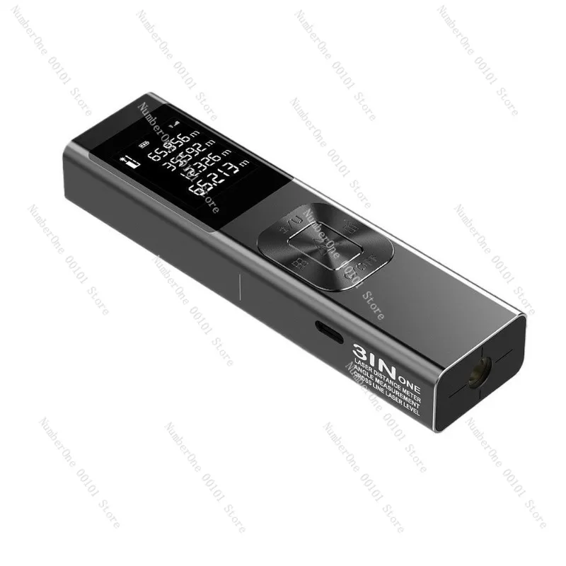 

Мини-лазерный дальномер «три в одном», крестовый лазерный линейный проектор, металлический корпус, несколько режимов измерения