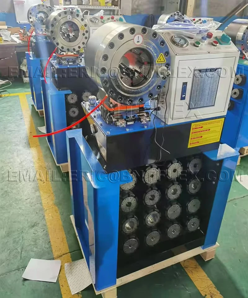 1/4-2 ''P69 hydraulische slangpers 2 inch 4 draden Slangpersmachine met Snelle matrijzen gereedschap en matrijzenbasis