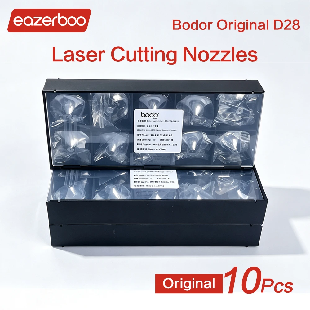 10pcs Bodor D28 H15 Laser Cutting Nozzle High-speed Hexagonal Copper Nozzle For BODOR High Power Cutter Machine Cutting Head