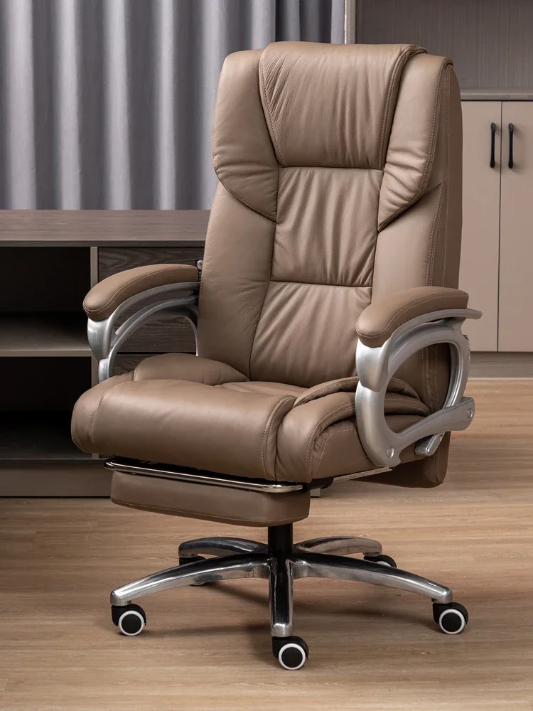 

Luxurious Leather Office Chair Rotate Recliner Executive Gaming Chair Massage Home Sillas De Oficina Office Furniture Single