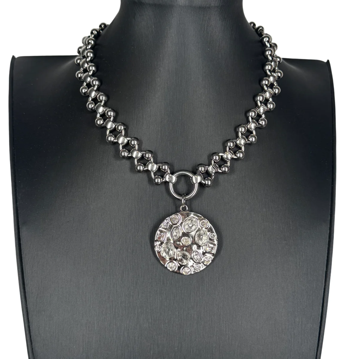 Punk Gothic HipHop Personalisierte Halskette für Männer und Frauen Mode Rock Splicing Halskette Charm Edelstahl Schmuck Accessoires – Detail 7