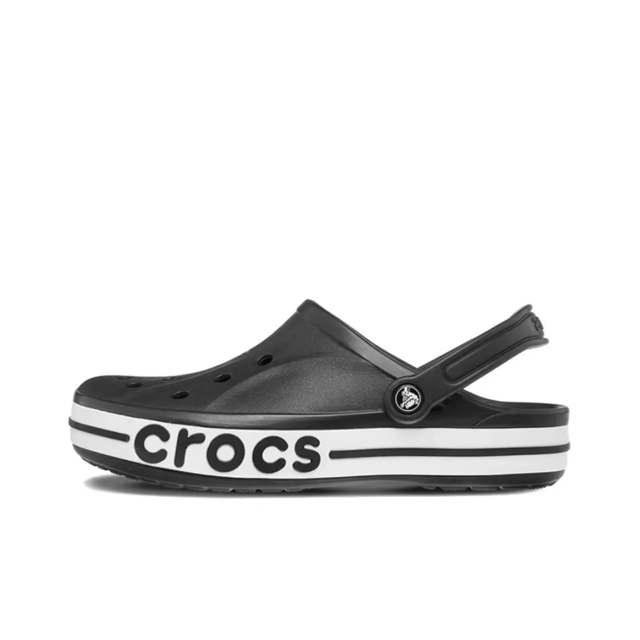 Crocs Classic Clog with Logo Band Casual Sandals Unisex Closed-Toe Slip-Ons Outdoor Slippers Unisex Breathable Beach Shoes