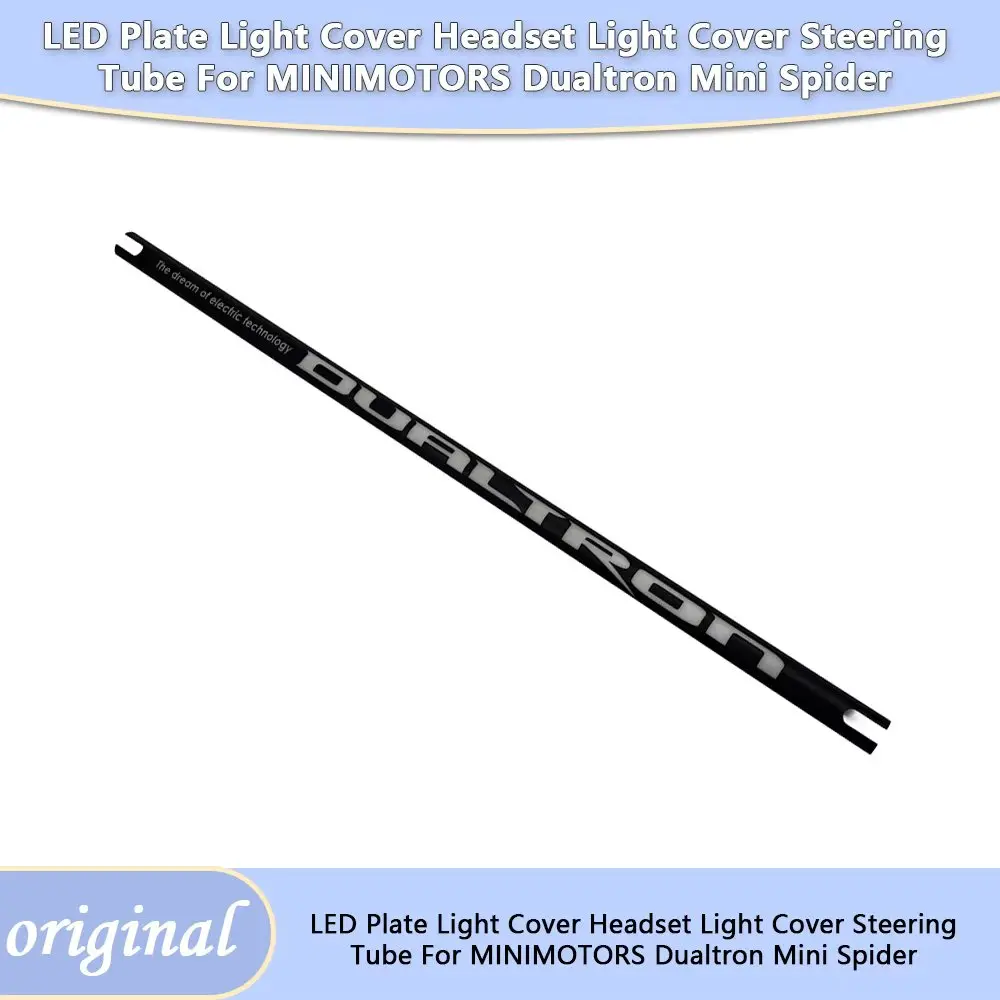 LED Plate Light Cover Steering Tube 51cm For MINIMOTORS Dualtron Mini Spider Eagle Ultra 2 3 Compact Electric Scooter Spare Part