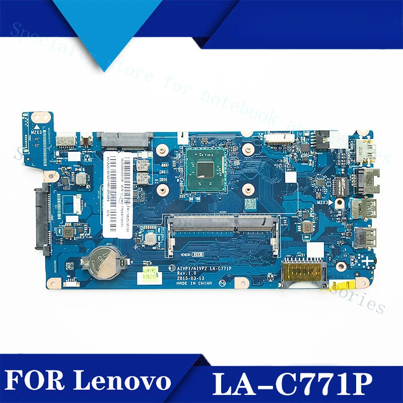 A+Para Lenovo 100-14IBY N2840 Placa-mãe com CPU LA-C771P
