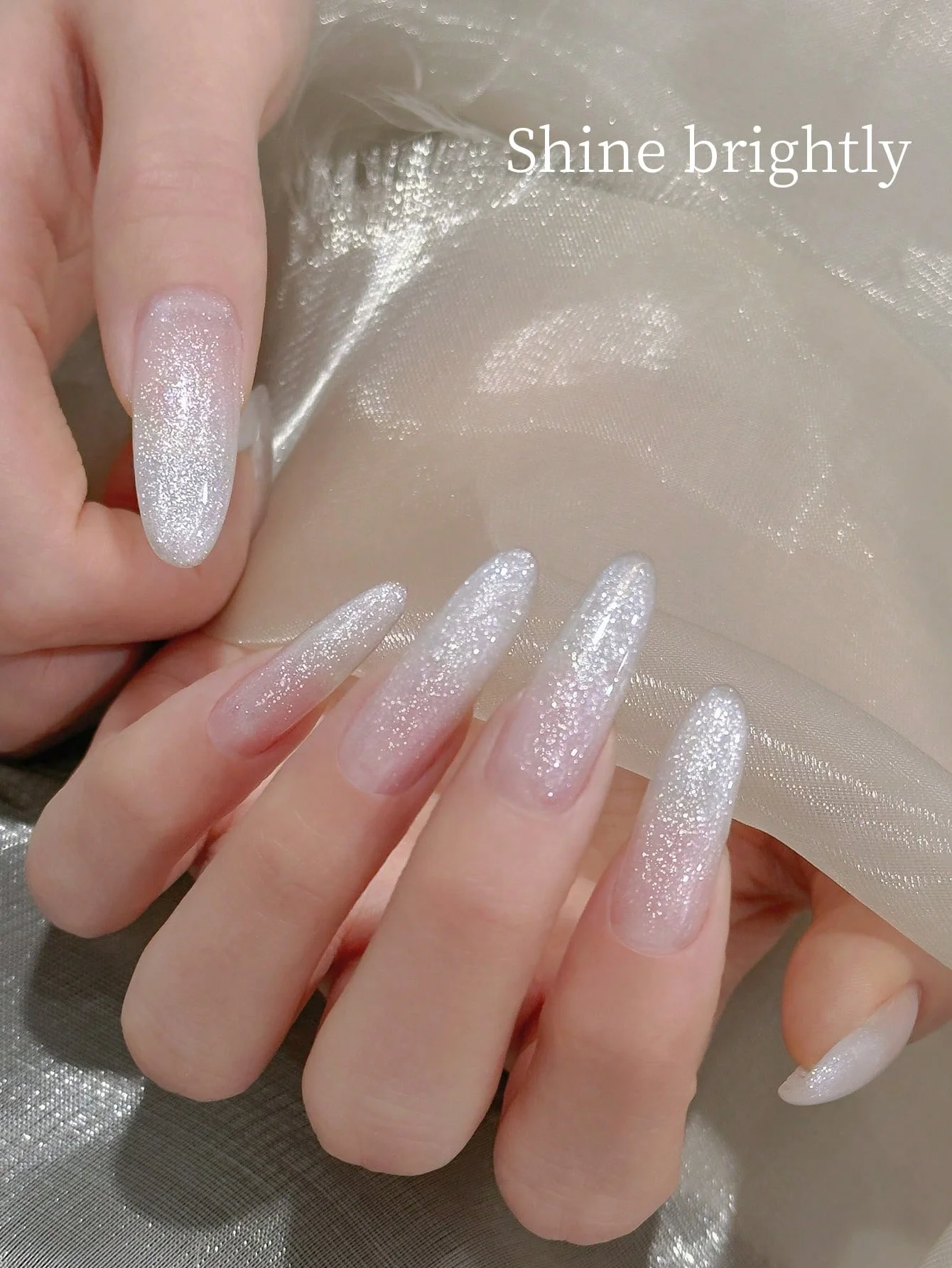 Vernis à ongles Gel de manucure haut de gamme, coque blanche aurore, perle blanche laiteuse, pur, paillettes, besoins d'occasion, 15ML, 1 pièce