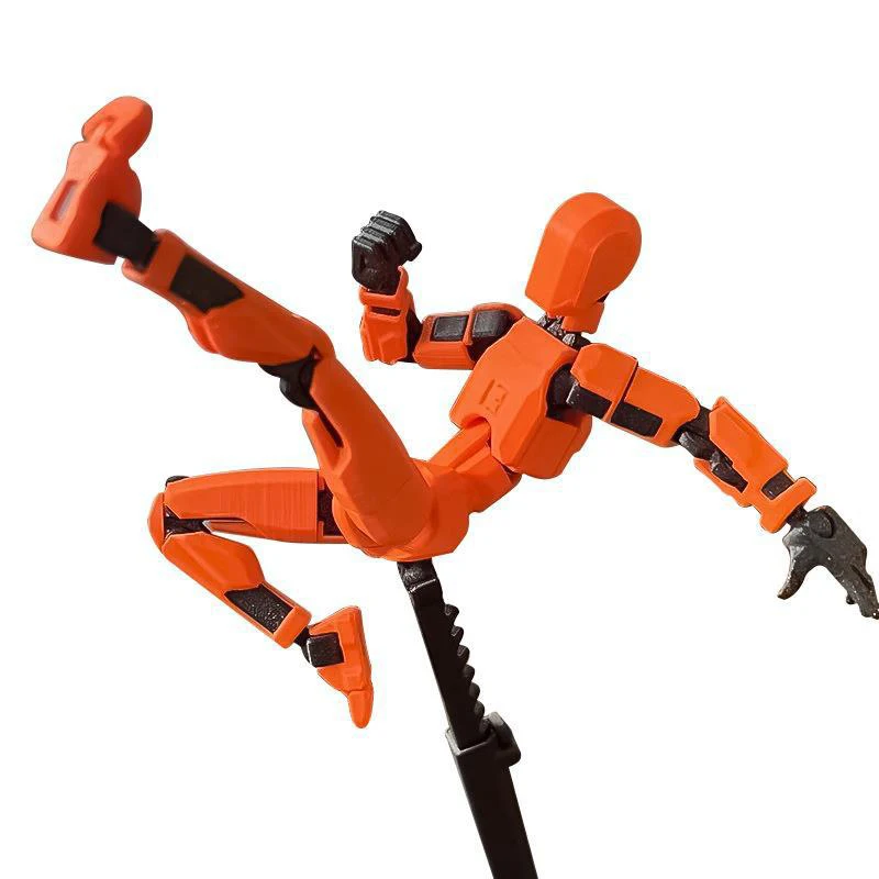 Kreativer beweglicher Shapeshift-Roboter, 3D-gedrucktes, mehrteiliges Schaufensterpuppen-Actionmodell, Puppenspielzeug für Kinder, Weihnachtsdekoration, Geschenk – Detail 6