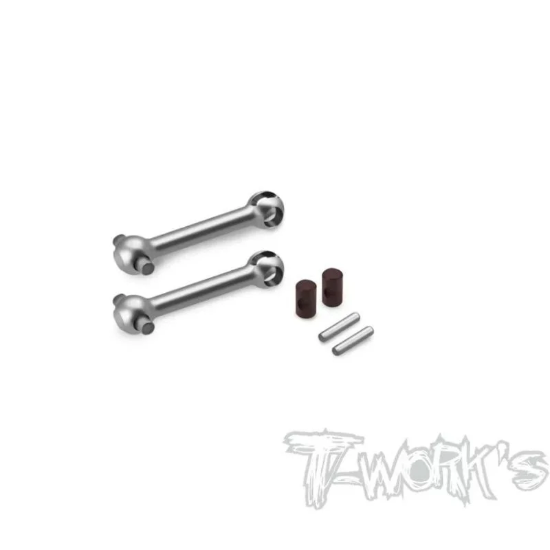 Original T Works TP-227-D 64 Titanium CVD Shaft ( For Team Associated TC28 ) 2pcs Rc Tool