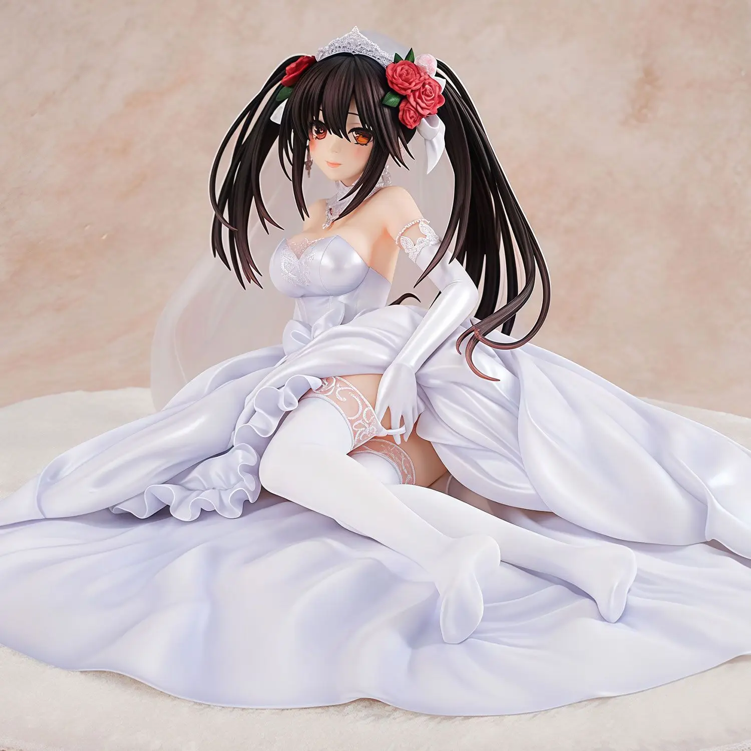 

Tokisaki Kurumi Anime Figure Date A Live Figures Tokisaki Kurumi Wedding Dress Figurine Gk Model Collection Decoration Toys Gift