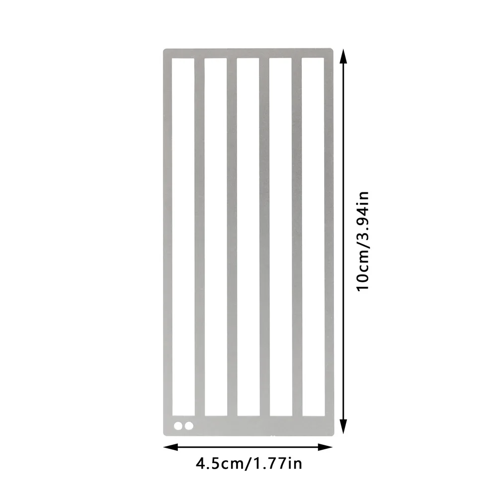 Diamond Painting Stainless Steel Positioning Ruler Mesh Ruler 5D DIY Diamond Embroidery Accessories Point Drill Auxiliary Tool