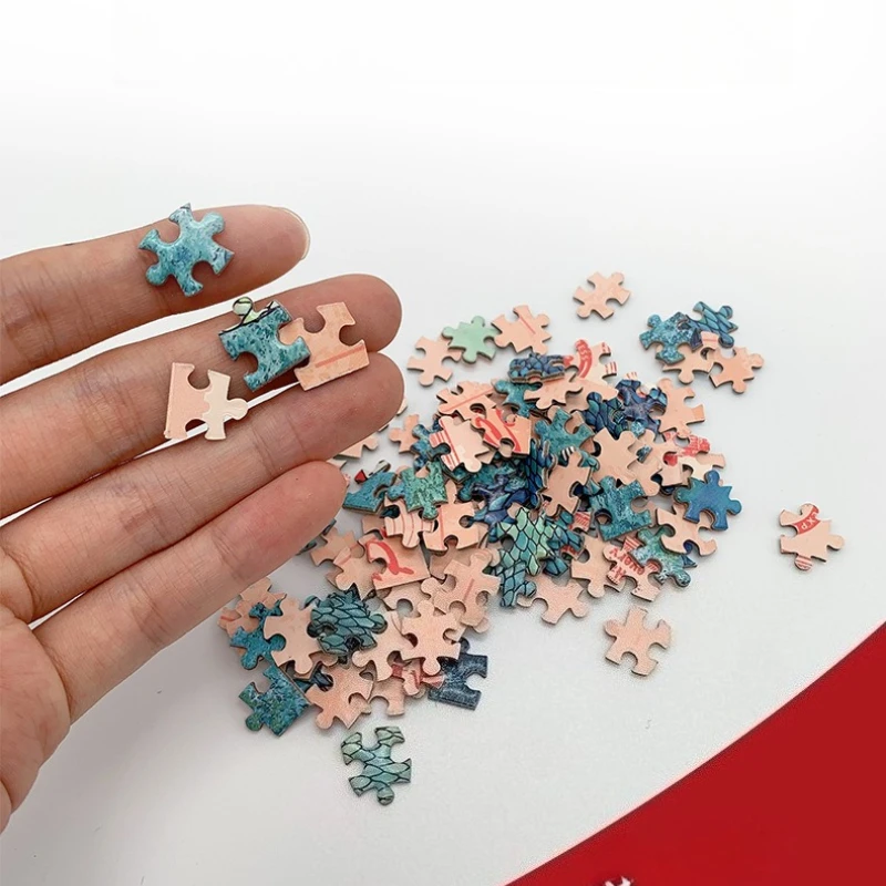 Mini quebra-cabeças de tubo de 150 peças para todas as idades, jogo de quebra-cabeça de papel envolvente para crianças e adultos em casa