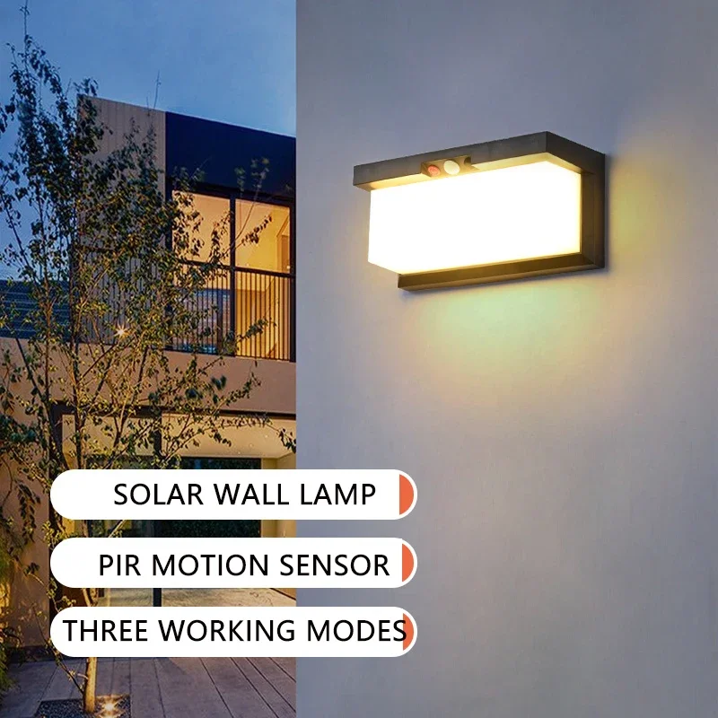 Outdoor Solar Tungsten Wall Light with Motion Sensor IP65 Waterproof LED Safety Light for Patio Outdoor Deck Porch Barn Garage