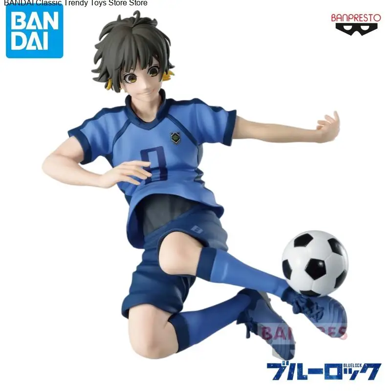 Bandai Origineel Op Voorraad Banpresto Blue Lock Anime Karakters Nagi Seishiro Model Action Figure Garage Pop Gloednieuwe Boxed