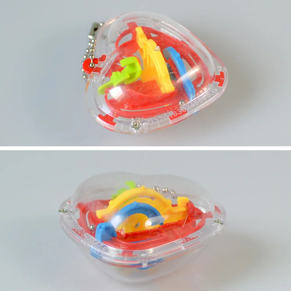 4 Pcs Jigsaw Puzzle Balls for Kids Three-dimensional Gircle Game Intelligent Toy Labyrinth Board Fidget Marble Cube