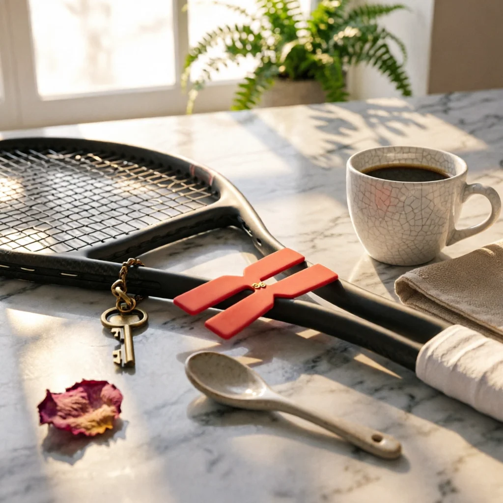 

Racket Balance Tab Narrow Bridge Tennis Racket Weight Tab Sports Accessory Small Attachable