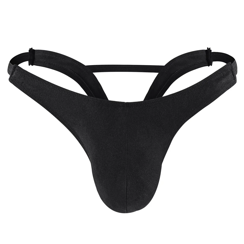 Y Back Thong Men Sexy Underwear Pouch Bulge Gay Bikini Swim Trunks Brazilian Slip Cheeky Panties Erotic Lingerie  Culottes