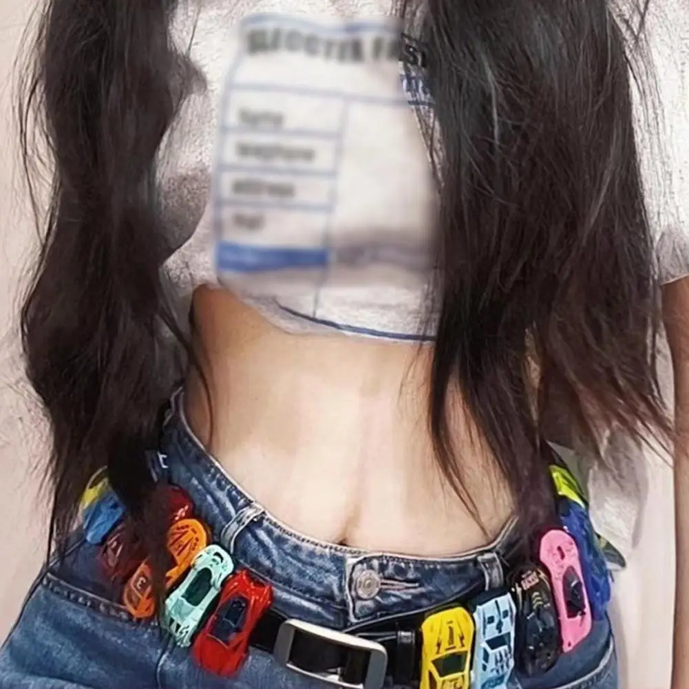 Y2k Racing Belt Car Dopamine Belt Japanese Korean Celebrity Spicy Girl Decoration Colorful Playful Belt Fun Car Belt For Fans