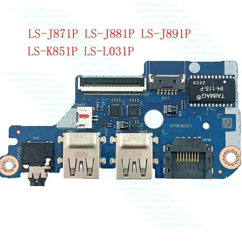 

Original New for Acer Nitro 5 AN515-55 56 57 44 45 46 N20C1 LS-J871P LS-J881P LS-J891P LS-K851P LS-L031P USB Board 100% Tested