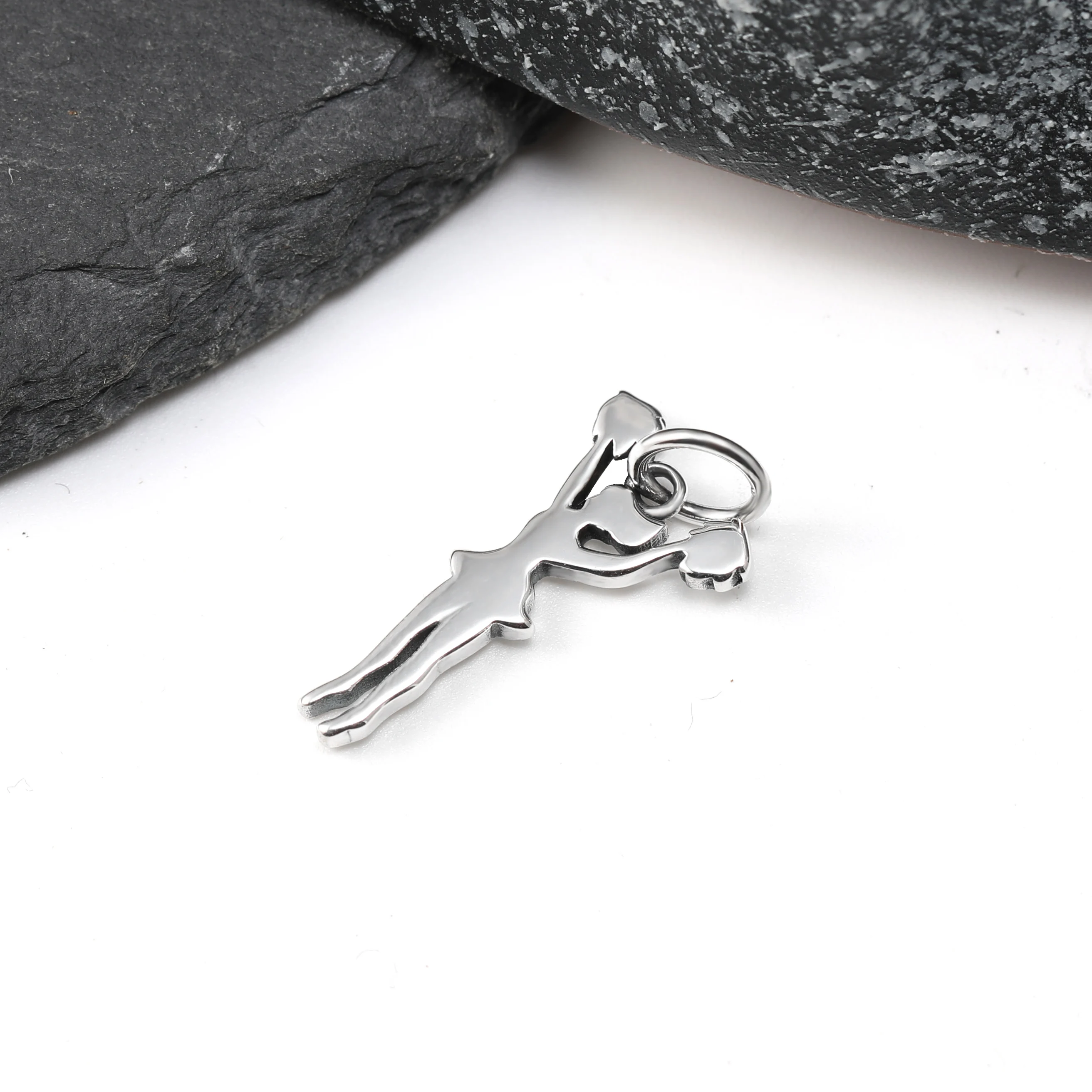 

DJ382 genuine 925 sterling silver classic vintage Pom Pom charm pendant DIY silver jewelry