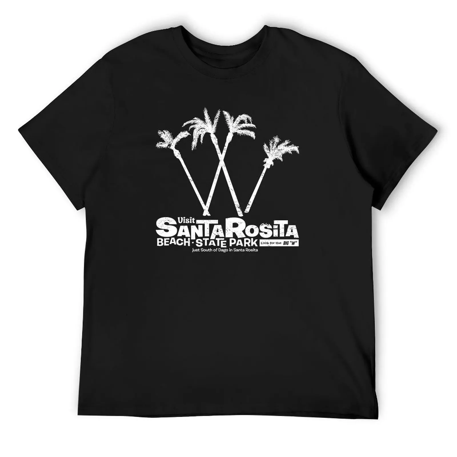 

Santa Rosita Beach State Park T-Shirt man clothes quick-drying men graphic t shirts