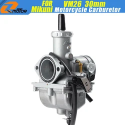 Carburateur de 30mm pour Mikuni VM26 PZ30 Carb Fit 150 160 190cc CG 150 200 250 CB250 ZongShen Moteur D343 Vélo RL Moto Façades