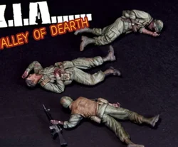 1/35 Scale Resin Figure Model Kit Vietnam War US Army Dead Soldiers Corpse 3 People Unassembled Unpainted Free Shipping