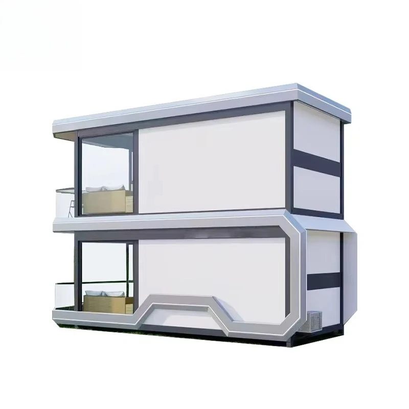 كبسولات منزلية متنقلة مستوحاة من الفيلات الفولاذية الجاهزة، مناسبة للسفر وفنادق المنتجع