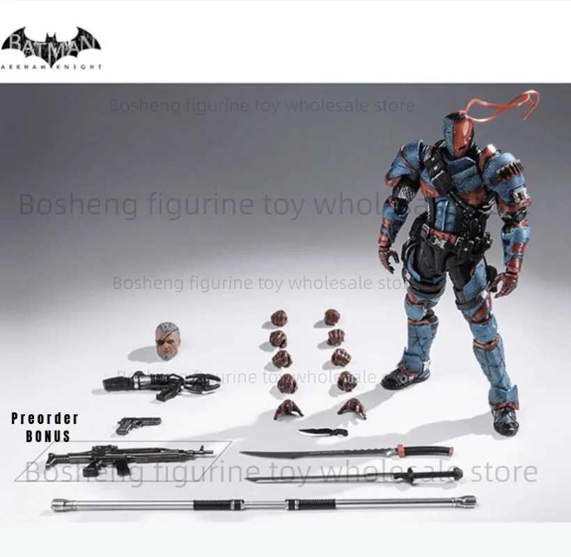 الأصلي LPZZ Rouno Cueure DC002 1/12 فارس Deathstroke في المخزون أنيمي عمل جمع أرقام نموذج اللعب