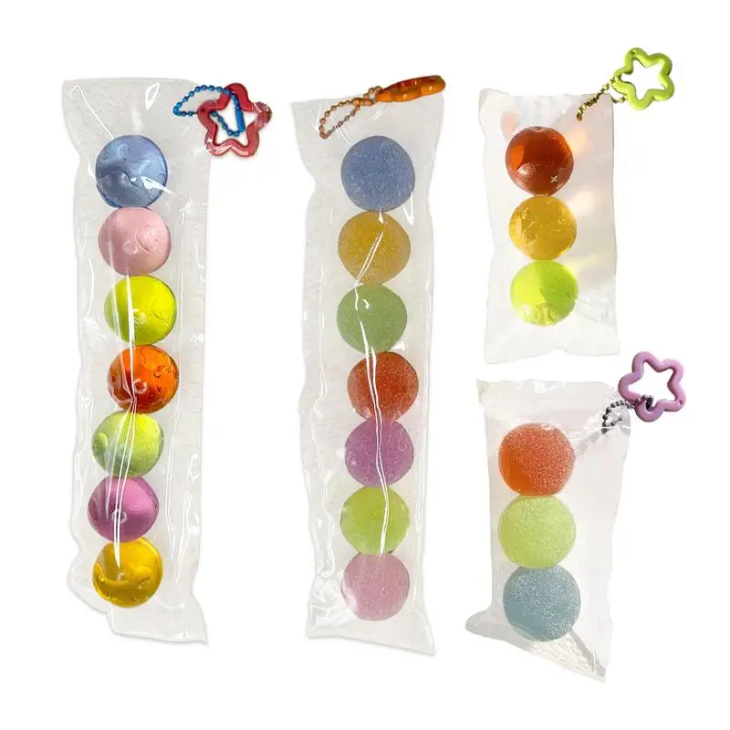 

Sugar Ball Stress Toys For Kids Mini Stress Relief & Sensory Fidget Toy Goodie Bag Stuffers Sensory Stress Squeeze Toy Rainbow