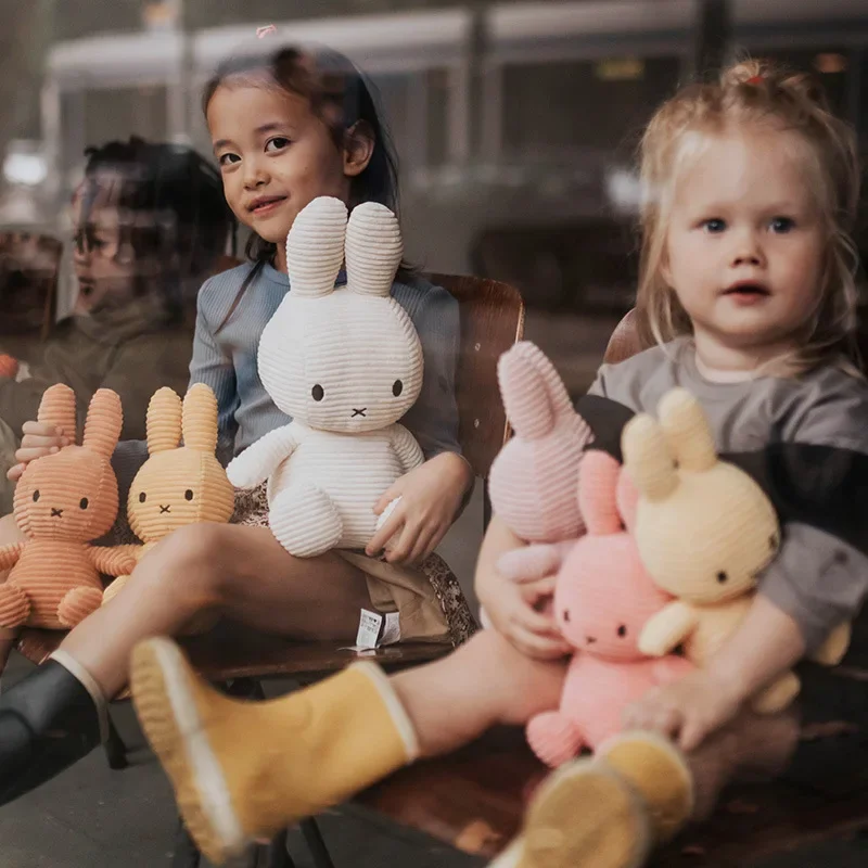 Śliczna lalka szmata dziecko lalka-królik zabawka dla dzieci pluszowe Kawaii Anime Sofa króliczek towarzyszą świąteczne prezenty urodzinowe dla dzieci